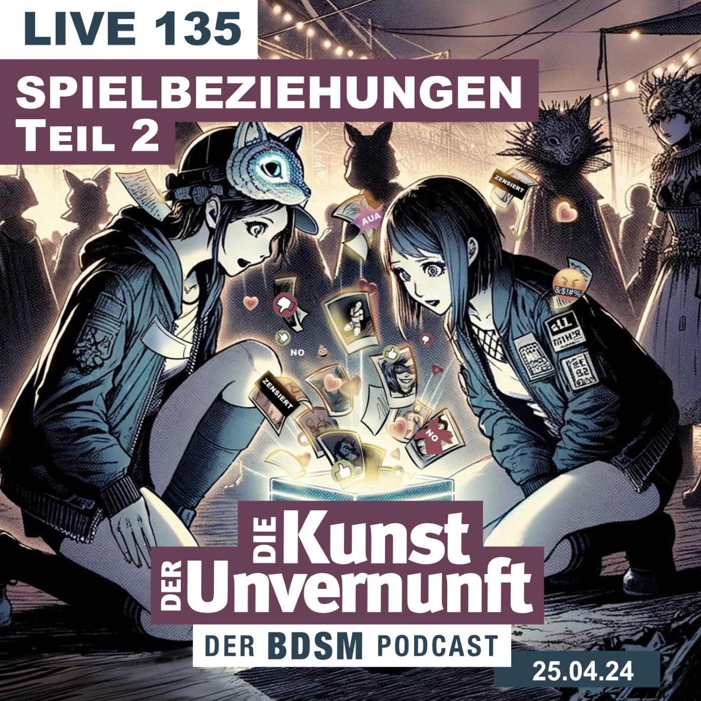 Cover Unvernunft Live 25.04.2024 - Spielbeziehungen - Teil 2