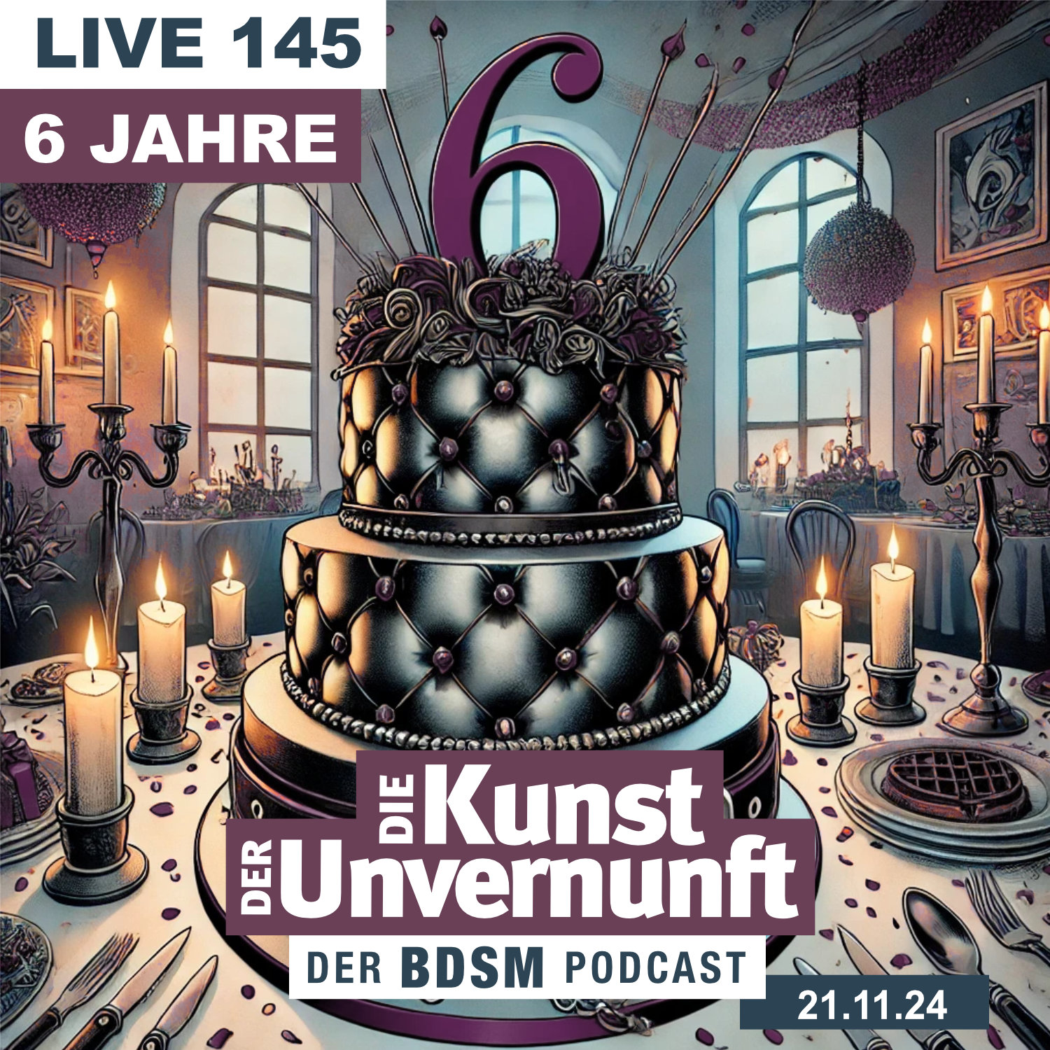 Cover Unvernunft Live 21.11.2024 - 6 Jahre Unvernunft