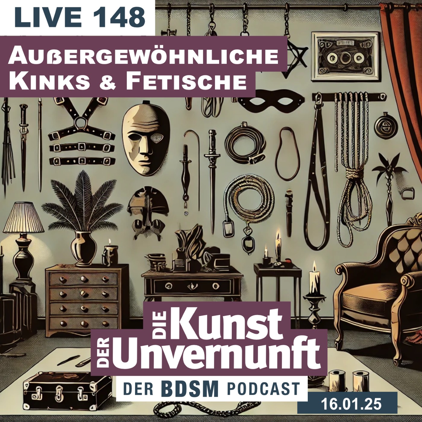 Cover Unvernunft Live 148 - Ungewöhnliche Kinks und Fetische