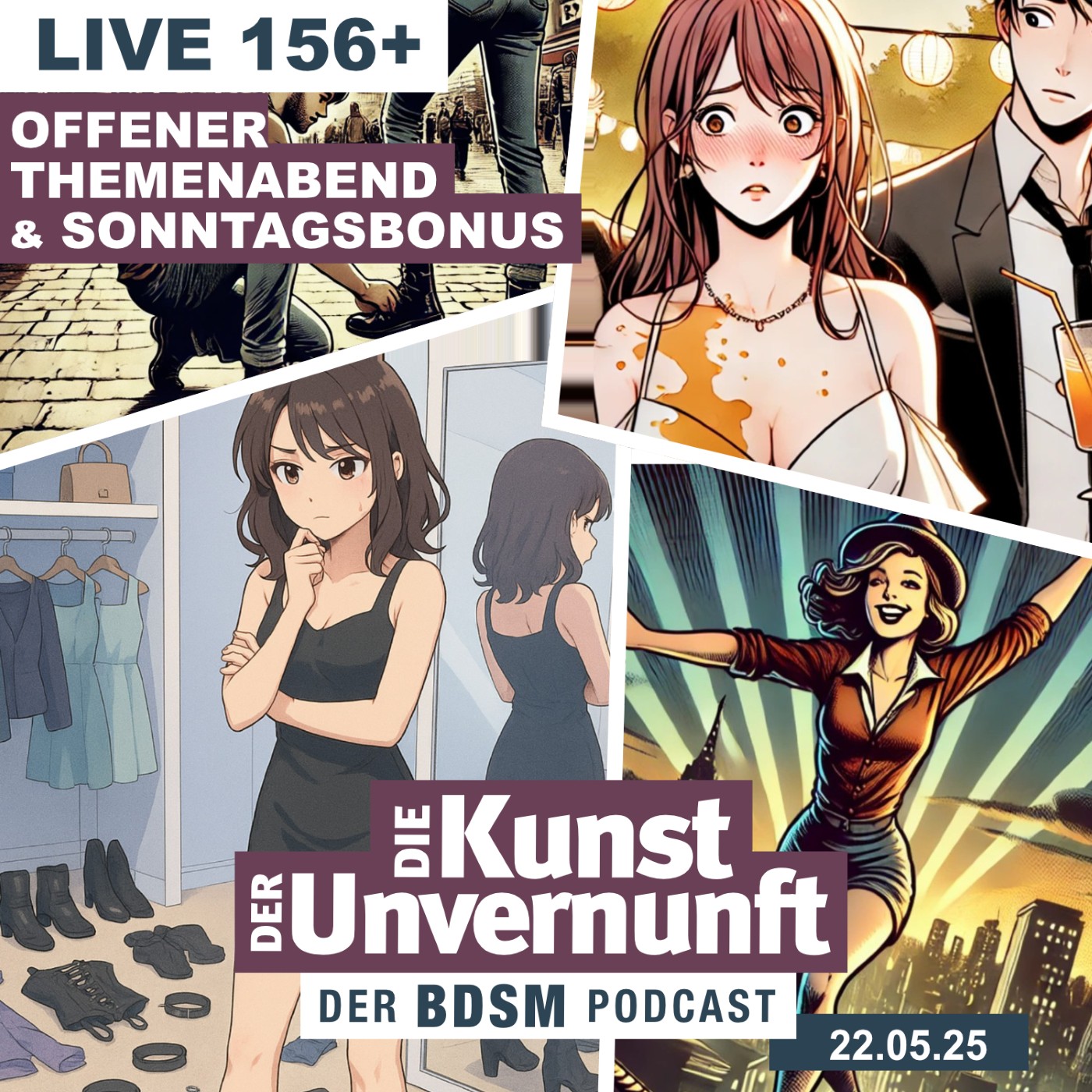 Cover Unvernunft Live 156 - Freier Themenabend & Sonntagsbonus